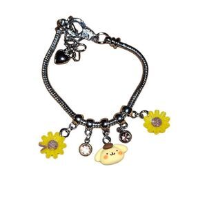 Kawaii Sanrio Pompompurin Charm Bracelet